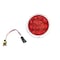 Truck-Lite Super 44, Led, Red, Round, 6 Diode, Stop/Turn/Tail, Gray Flange Mount Forget S.S.,  44032R3 - alternate 4